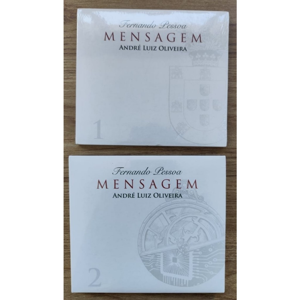COLEÇÃO MENSAGEM - POEMAS DE FERNNADO PESSOA MUSICADOS - ANDRE LUIZ OLIVEIRA - BELCHIOR - ZÉ RAMALHO - GAL COSTA