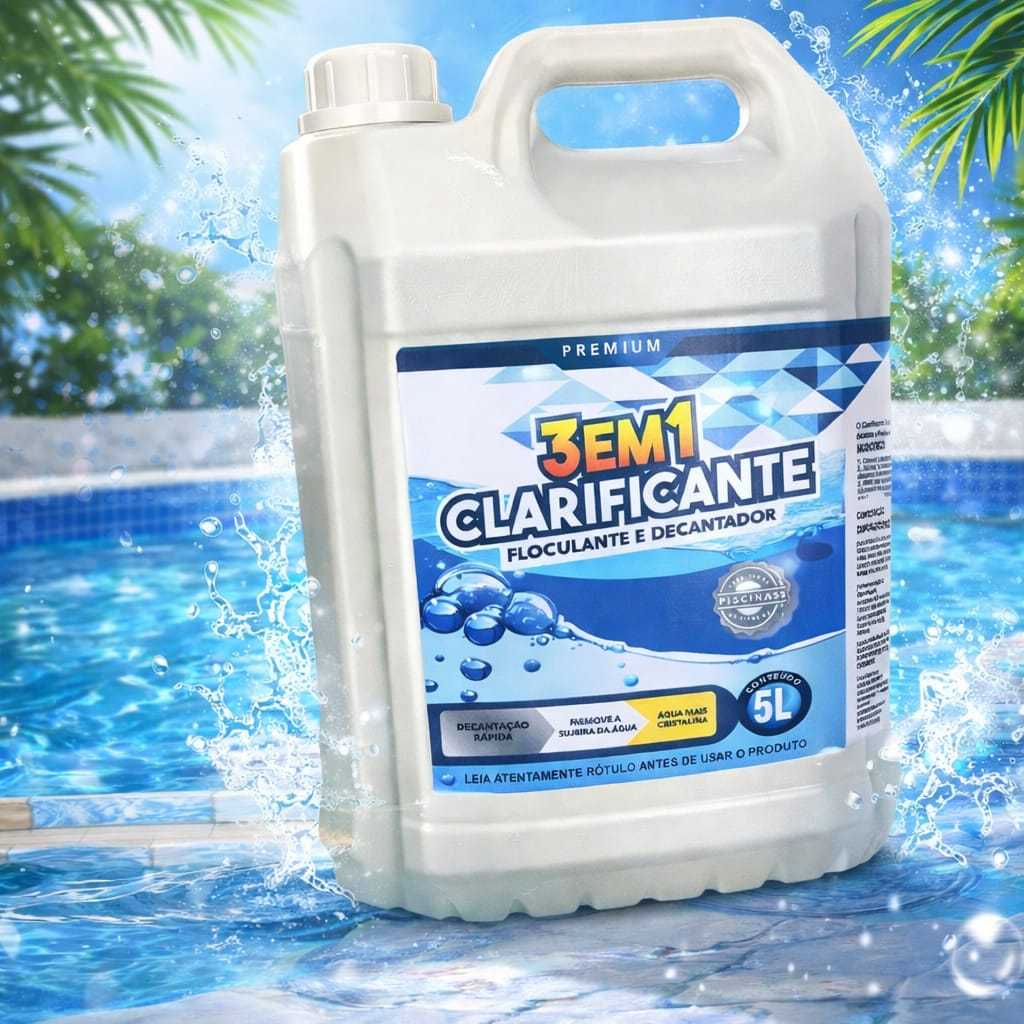 Clarificante Para Piscina inflável de luxo 5 Litros Vó Docia