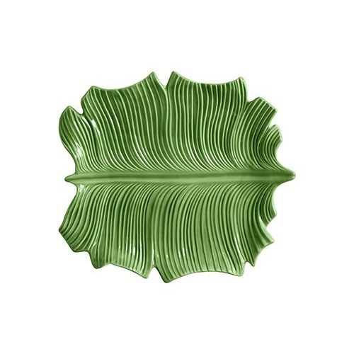 TRAVESSA FOLHA G FOGLIO VERDE 40,5x44,5x4,5cm Scalla 1 Linha