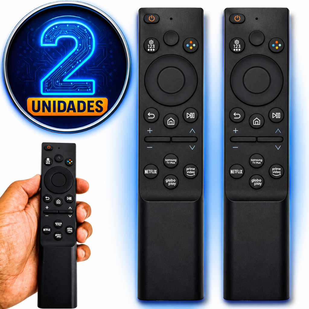 Controle Remoto Compatível SAMSUNG Smart TV 4K 8K QLED UHD CU8000 AU7700 Q80A BU7700 DU7700 BN-59