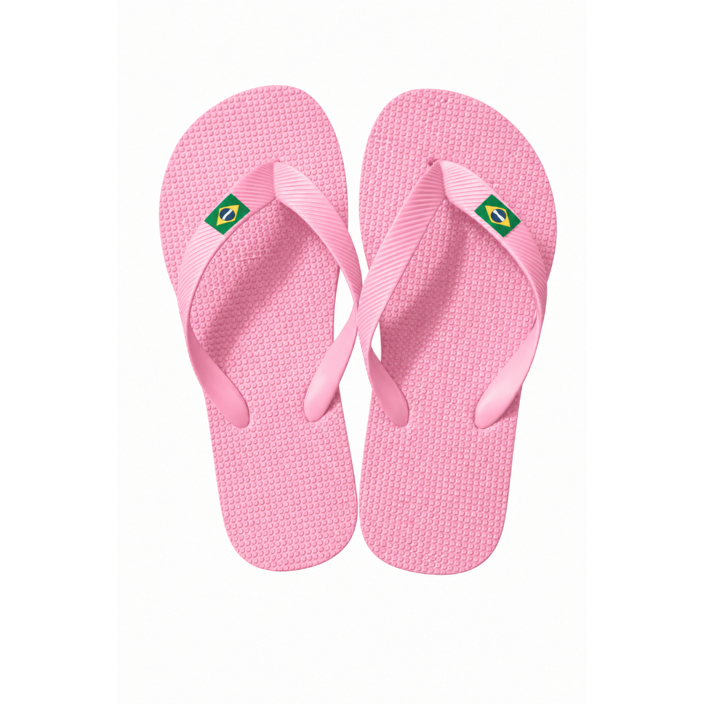 Chinelo Infantil  Brasil Feminino e Masculino Dia a Dia Primavera