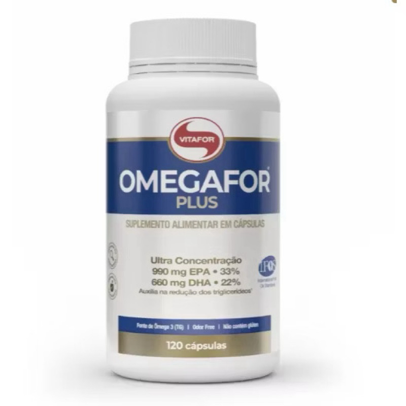 Omegafor Plus Suplemento Alimentar 120 Cápsulas de 1000mg
