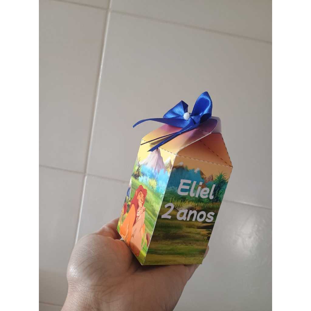 10 Caixinhas Milk Personalizada Com Seu Tema Pegue e monte Aniversarios,Cha de Bebe,Formatura,