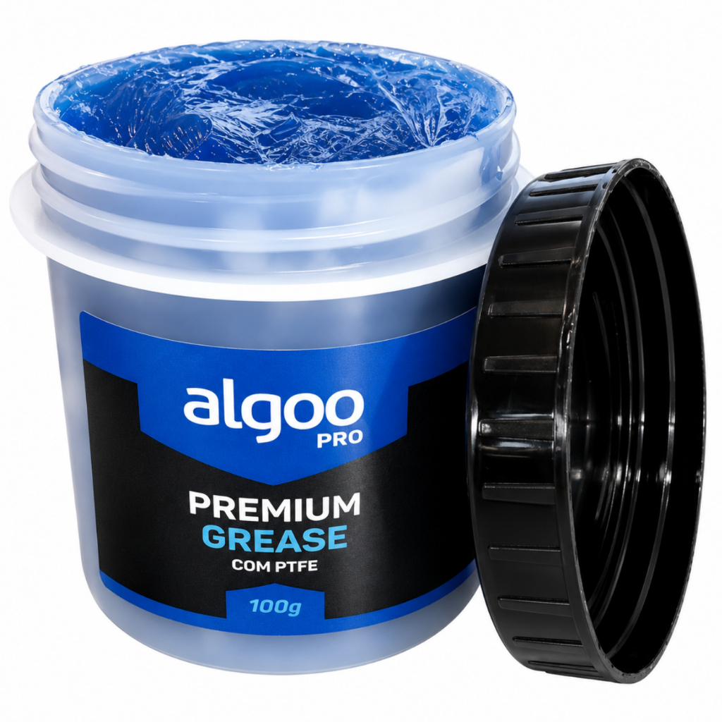 Graxa Bike Algoo Pro Premium Grease PTFE 100g Lubrificante Bicicleta Rolamentos Cubos Movimento Central Resistente Água