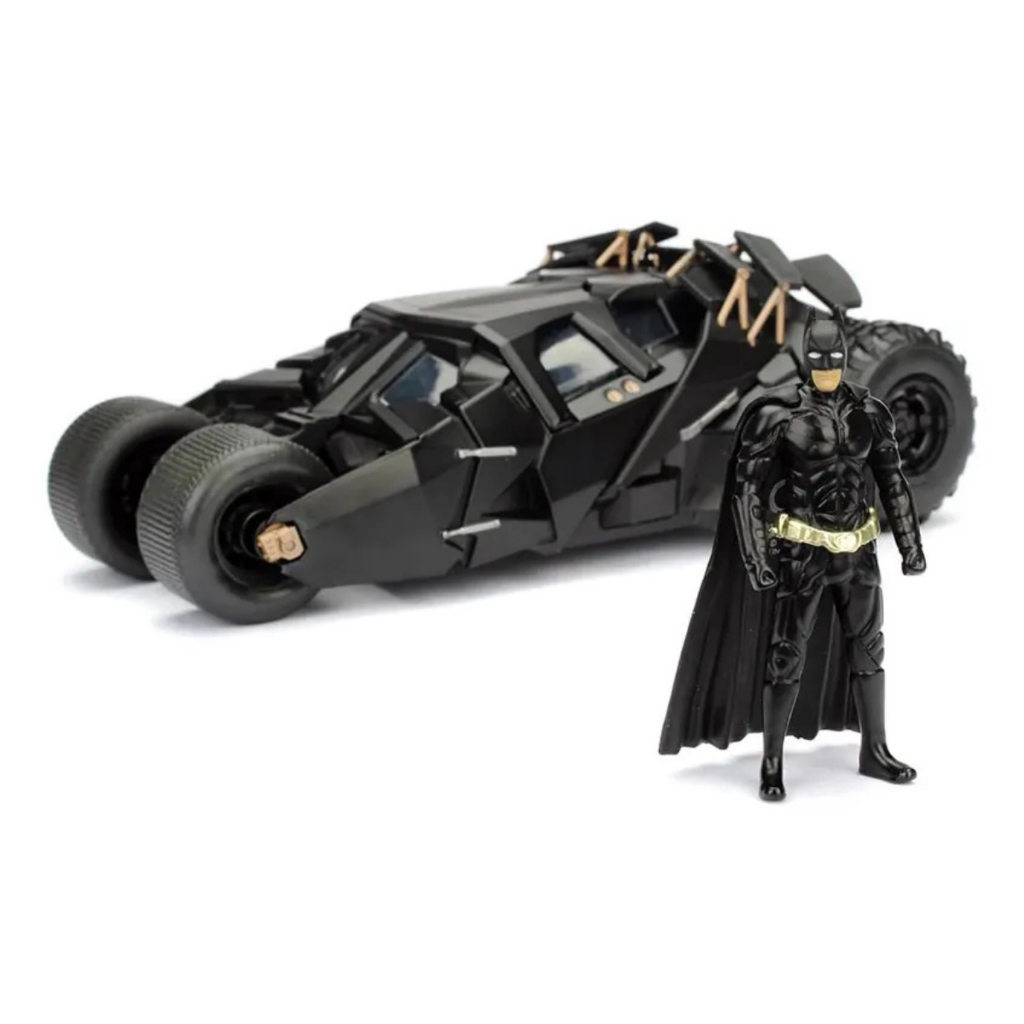 Miniatura Batmóvel Dark Night 2008 Tumbler Com Boneco Batman Jada Toys 1:24