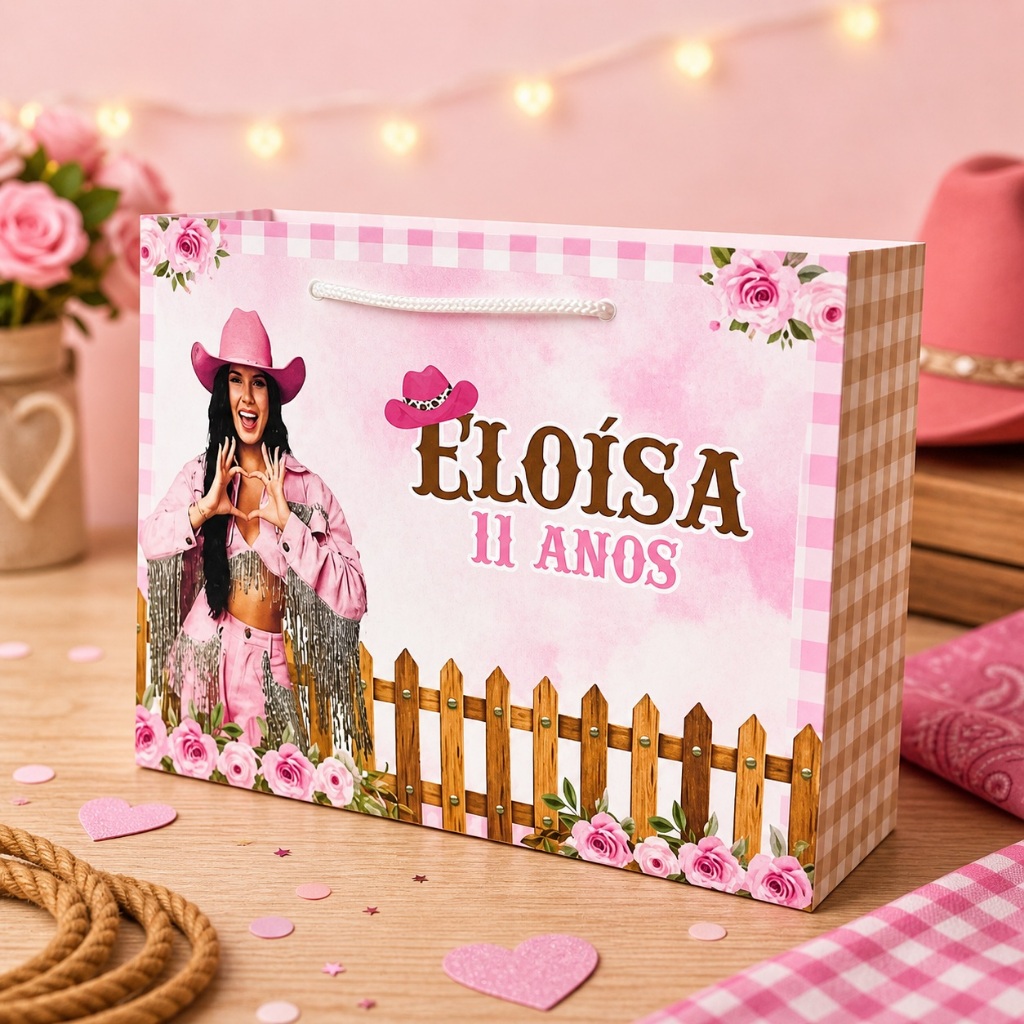 Sacolinhas Ana Castela Boiadeira Personalizadas Lembrancinhas Festa Aniversario Decoracao Infantil