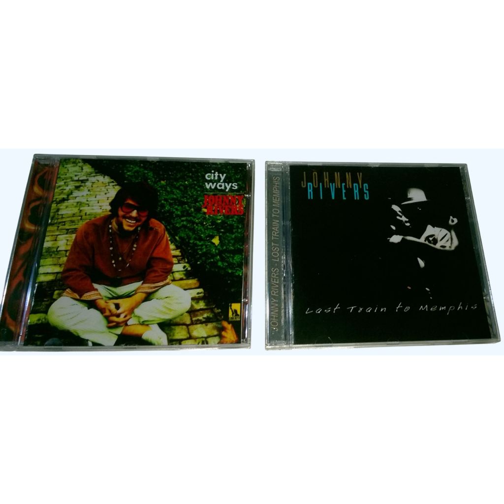 CD JOHNNY RIVERS - CITY WAYS 1969/ JOHNNY RIVERS - LOST TRAIN TO MEMPHIS 1998 ( REMASTERIZADO FAN-MADE)