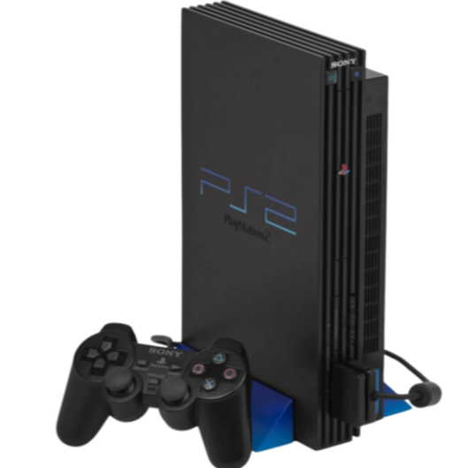 PlayStation 2 – PS2 Fat Preto–500 Jogos -110V- Semi Novo  Desbloqueado com 500 jogos Ps2 Sony