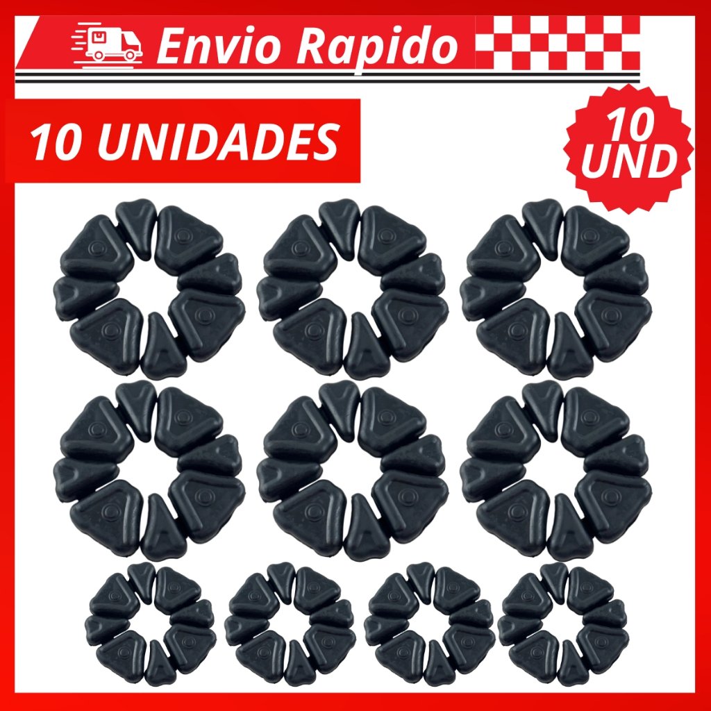Kit 10 Coxim Bucha Coroa Honda Biz 125 Biz 110 Pop 110 2005 à 2020