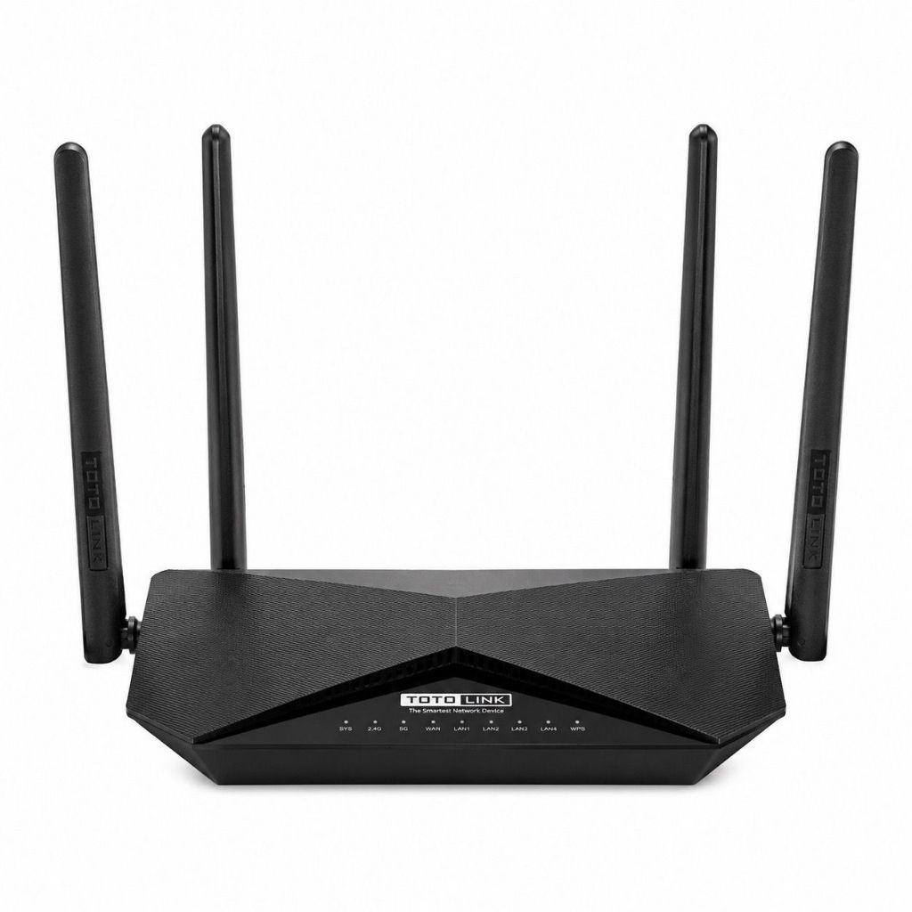 Roteador TOTOLINK A3002R AC1200 Dual Band 2.4GHz/5GHz Gigabit 4 Antenas