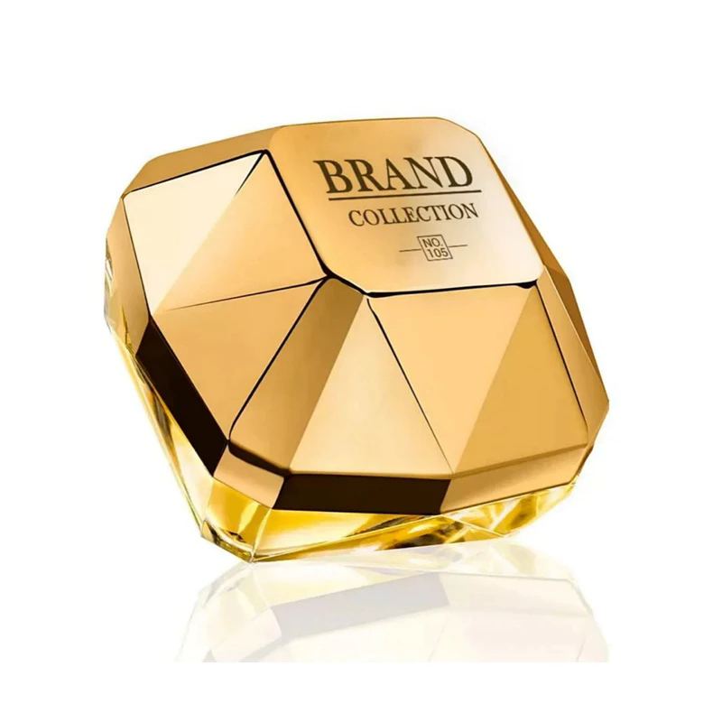 Perfume Feminino Brand Collection 105 Diamante Gold Amadeirado Sofisticado Importado Pocket 25ml Alta Fixação