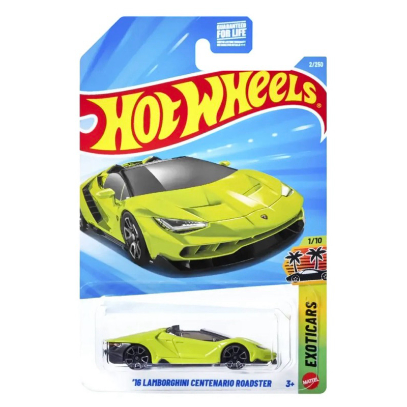 Miniatura Lamborghini Centenario Roadster 1:64 Hot Wheels