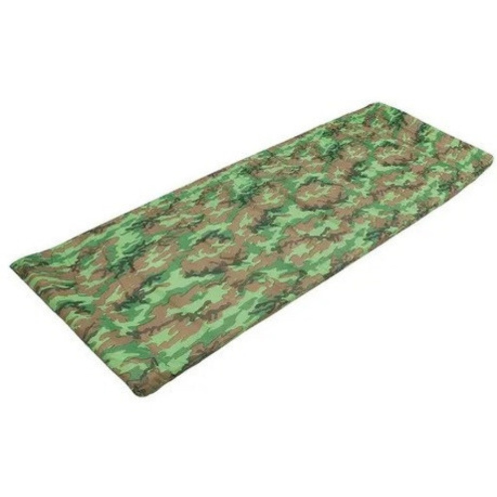 Colchonete Camping Solteiro Camuflado Dobrável MOR - Leve e Prático com Estampa Camuflada