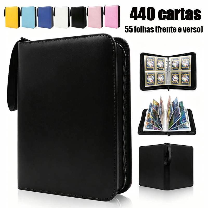 Pokémon Zippered Binder for 440 Cards Hard Cover TCG Card Holder Ready for Delivery