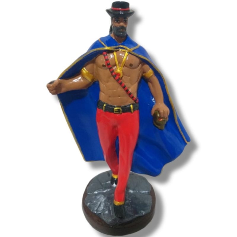estátua de Exu veludo.  modelo exclusivo imagem de Exu veludo 20cm