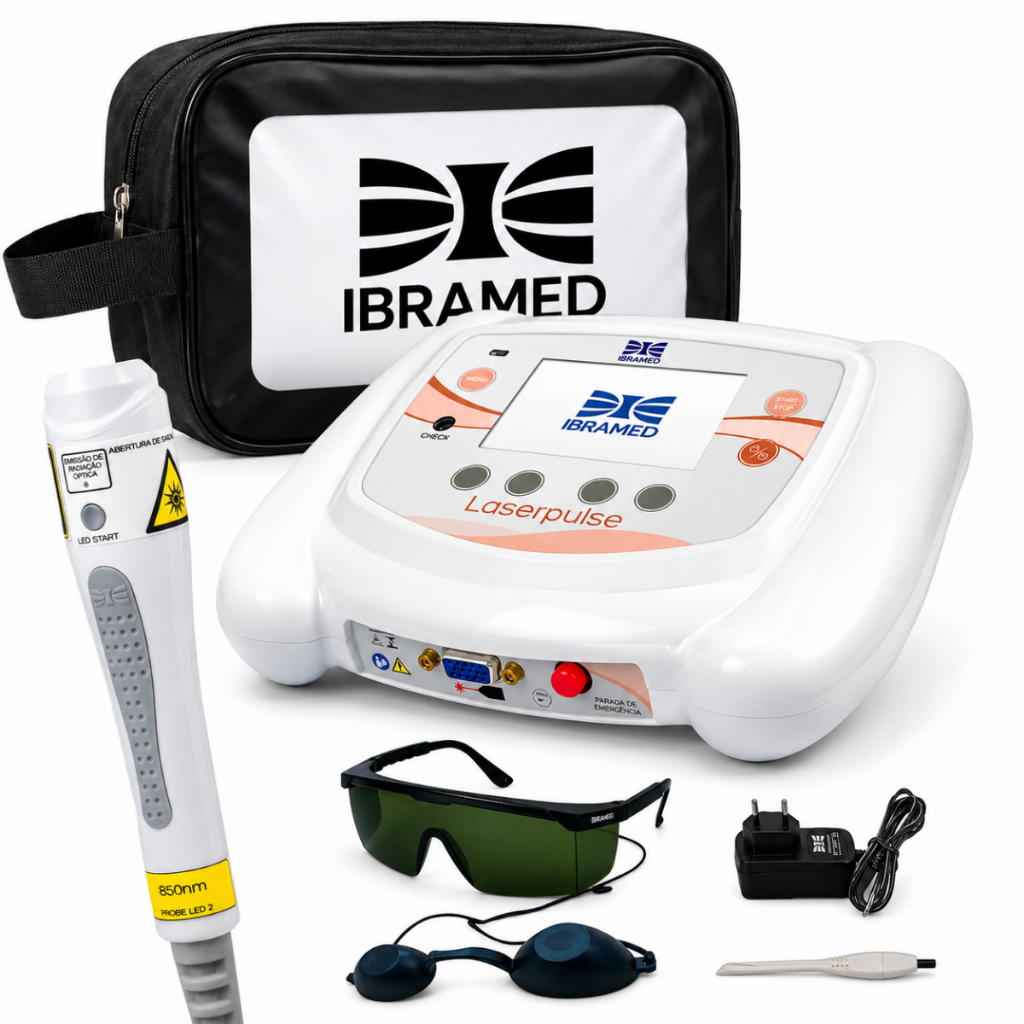Laserpulse Portátil Ibramed P2 ILIB Laser De Baixa Potência com Bolsa Transparente