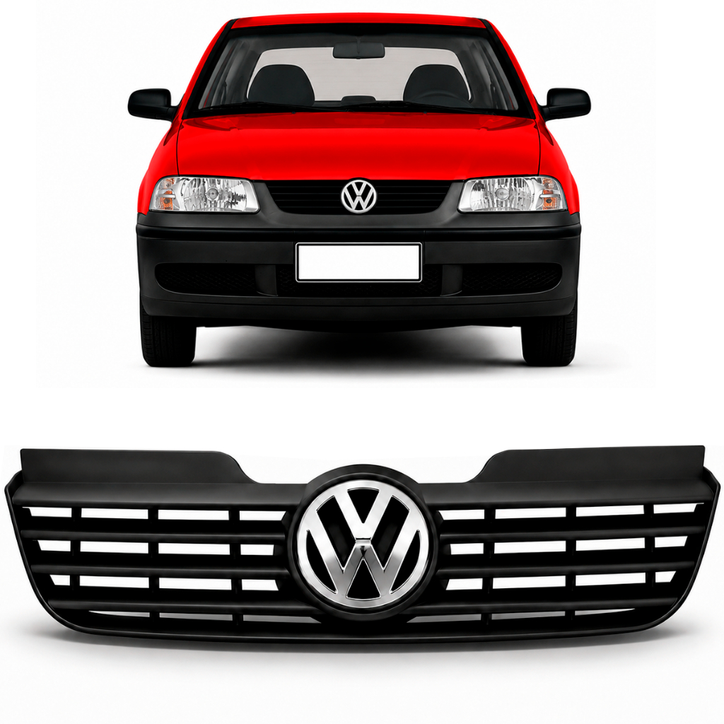 Kit Grade Gol G3 Fase 1 Parati Saveiro 99 2000 2001 2002 + Emblema Vw
