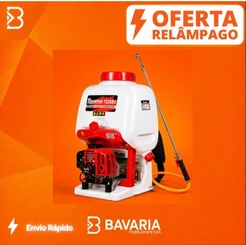 Pulverizador Costal Gasolina Toyama TS26BX 25L Motor 2 Tempos 25,4cc Alta Pressão