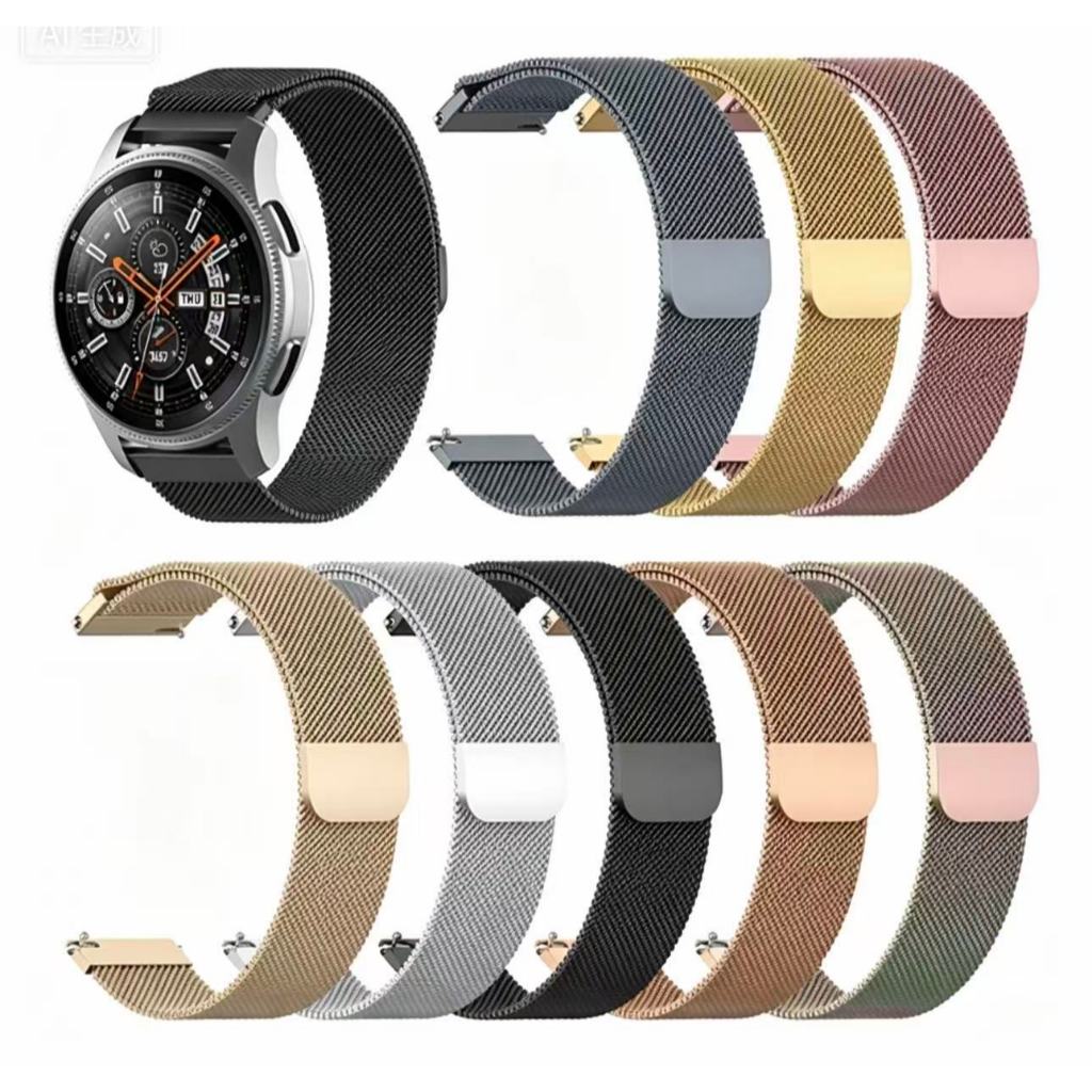 Pulseira para Amazfit Gts 4 3 2 2e Mini Bip S Bip 3/Lite/U Pro/Gtr 42mm/Galaxy active 1 2 20mm Metal ZK