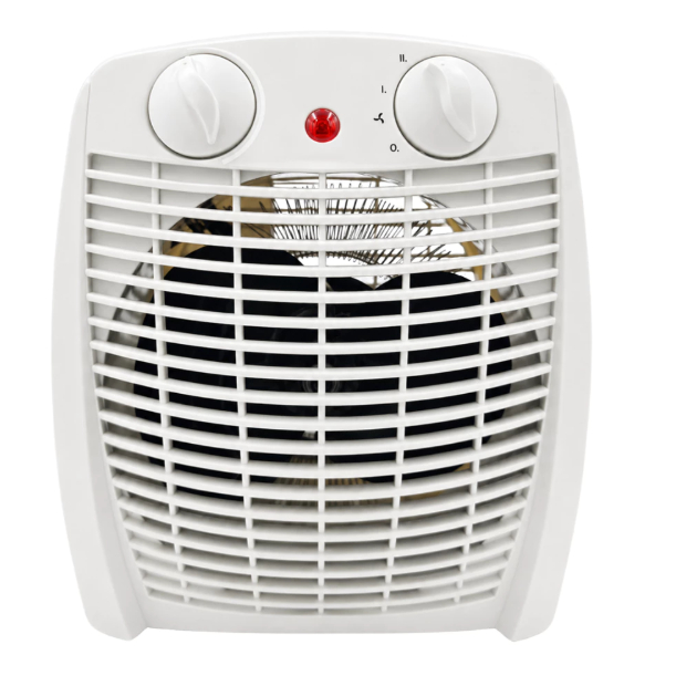 Aquecedor Elétrico Portátil Kian AQ-100 2 em 1 1800W 220V Aquece e Ventila Branco