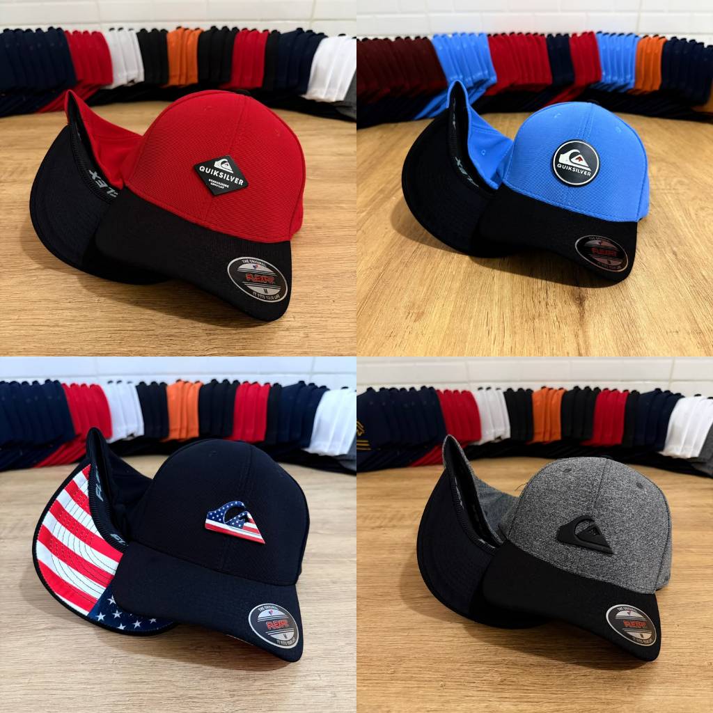 Boné Fechado FlexFit M Aba Curva Fechado Tamanho M Adulto Mod.01