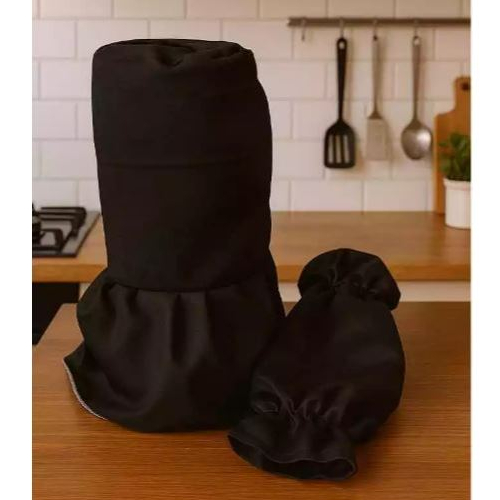 Capa De Liquidificador Decoração Para Cozinha - Capa Protetora + Puxa Saco Grande - Tecido Oxford - Oferta