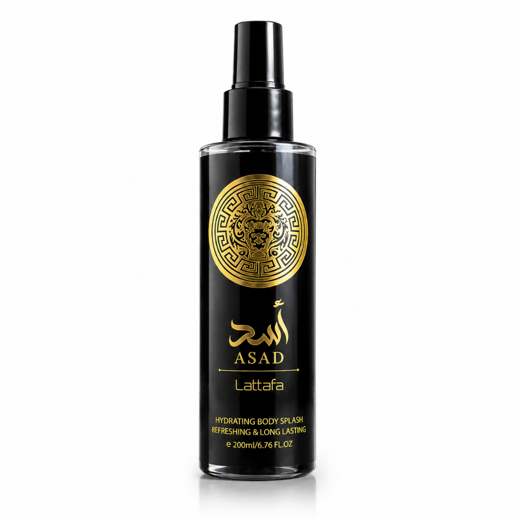 Body Splash Asad 200ml Perfume Árabe Premium com Aroma Intenso e Alta Fixação