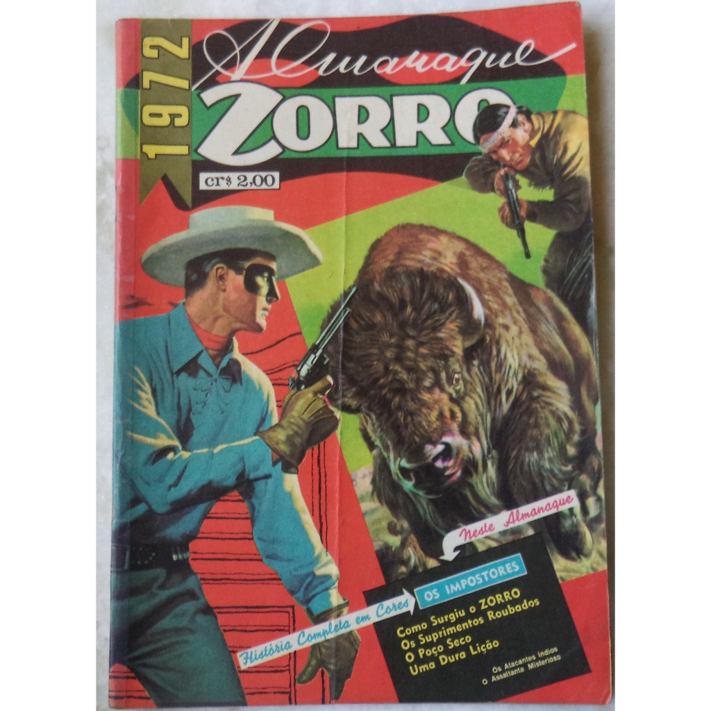 Hq Almanaque Zorro 1972
