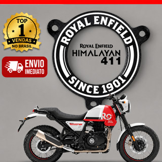 Tampa Alto Fluxo Do Filtro De Ar - Royal Enfield Himalayan 411 e Scram 411 Reforçada Envio Imediato