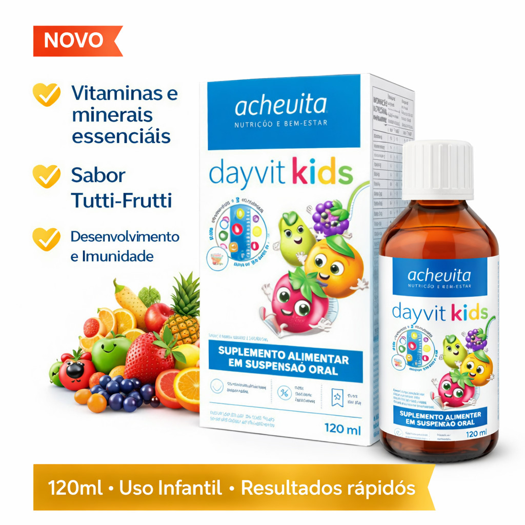 Polivitamínico Infantil Dayvit Kids Tutti-Frutti 120ml