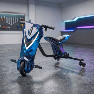 Triciclo elétrico de drift de 8 polegadas crianças e adultos com Bluetooth potência máxima de 400 W