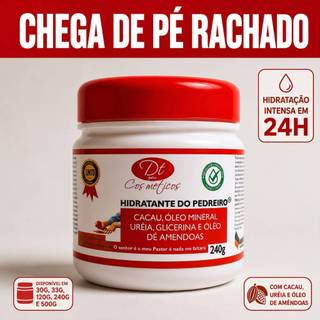 Creme de Pedreiro Para os Pés Com Rachaduras Mãos e Cotovelos Ressecados Super Hidratante…