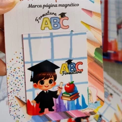 Marca Páginas Magnético Personalizado para Leitura