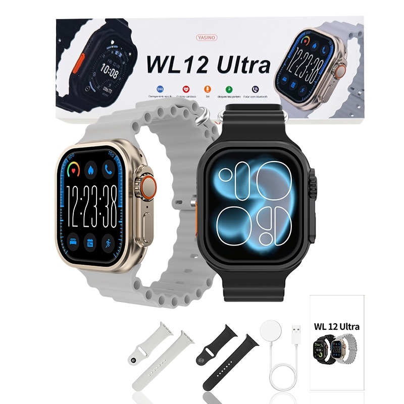 Smart Watch WL12 ULTRA(49MM) Gps Esportes ChatGPT Faz Recebe Chamada Seires11 2026 2 Pulseira