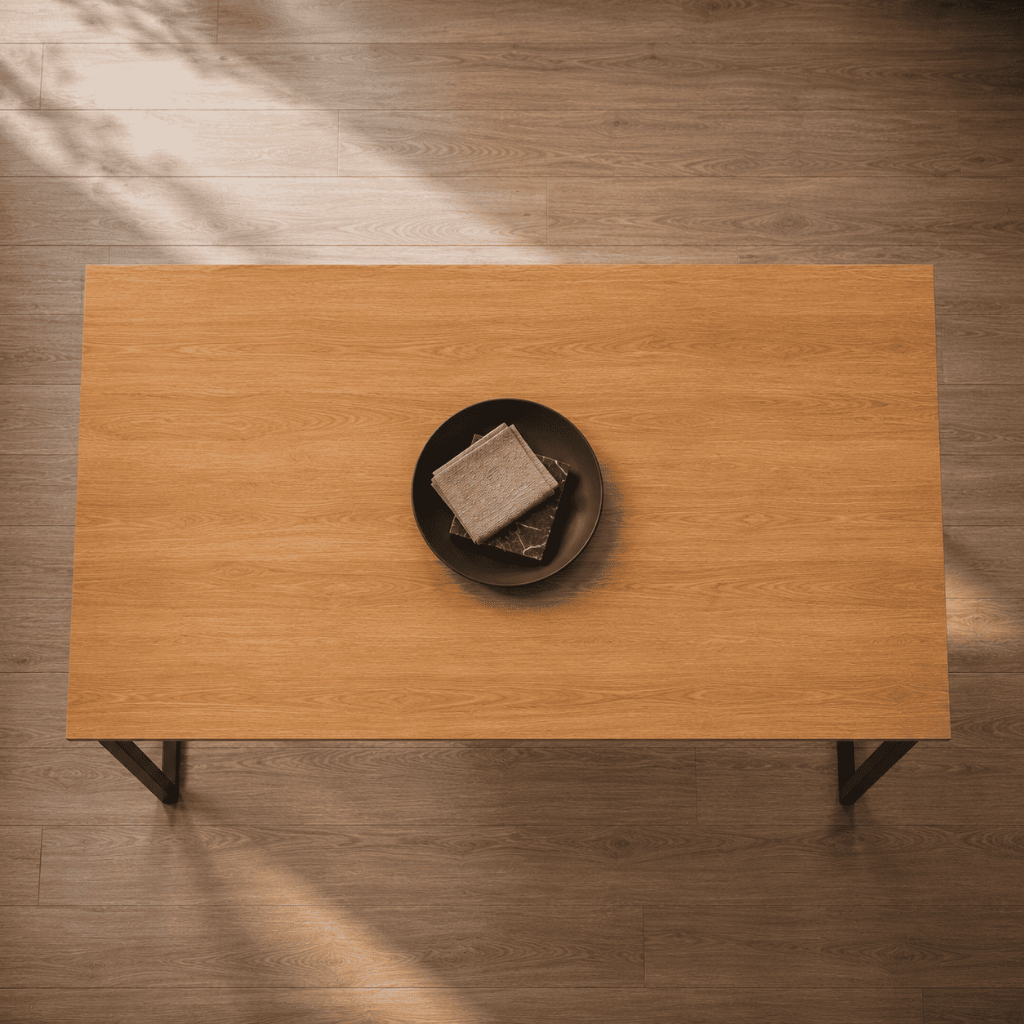 Mesa Jantar Cozinha Manu Estilo Industrial 110x70 CM Tampo em 100% MDF 15mm Estrutura Aço Pintado - AV · foto 2