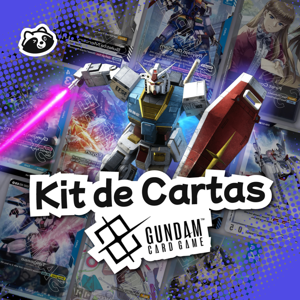 Lote 50 Cartas de Gundam Card Game TCG Original - Suit Mobile Gundam