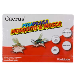 Pega Praga para Mosquitos e Moscas - Caerus – Kit com 5 Unidades