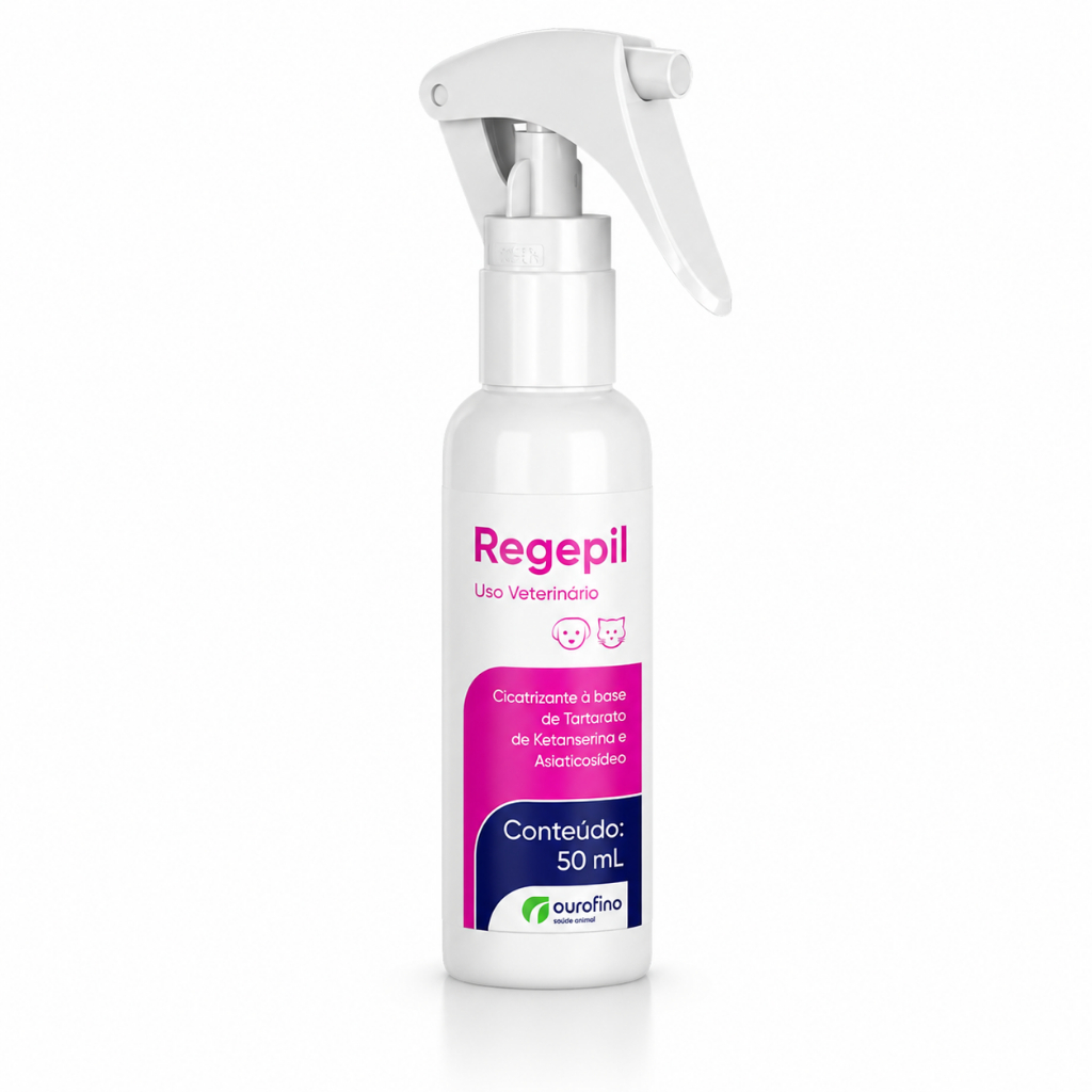 Cicatrizante Regepil 50ml Para Feridas Cães E Gatos