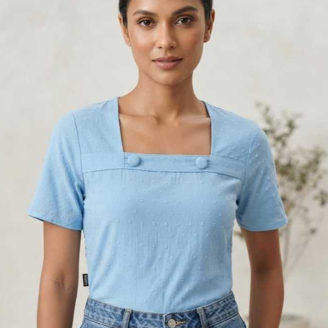 blusa feminina viscolinho pipoca c/ manga leve e confortável
