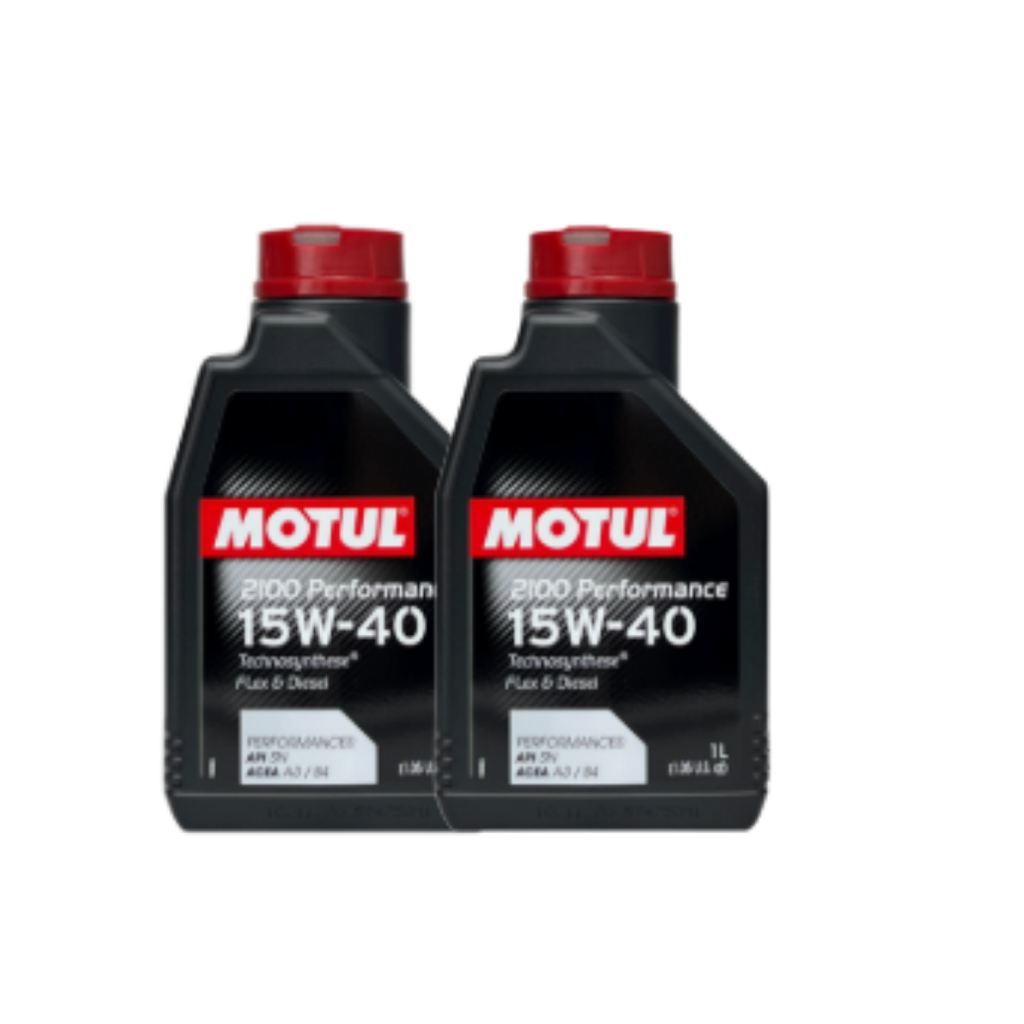 Óleo de motor 15w40 2100 Motul para motores Flex e Diesel 2L -- Kit troca Hilux 2011 2.5 e 3.0
