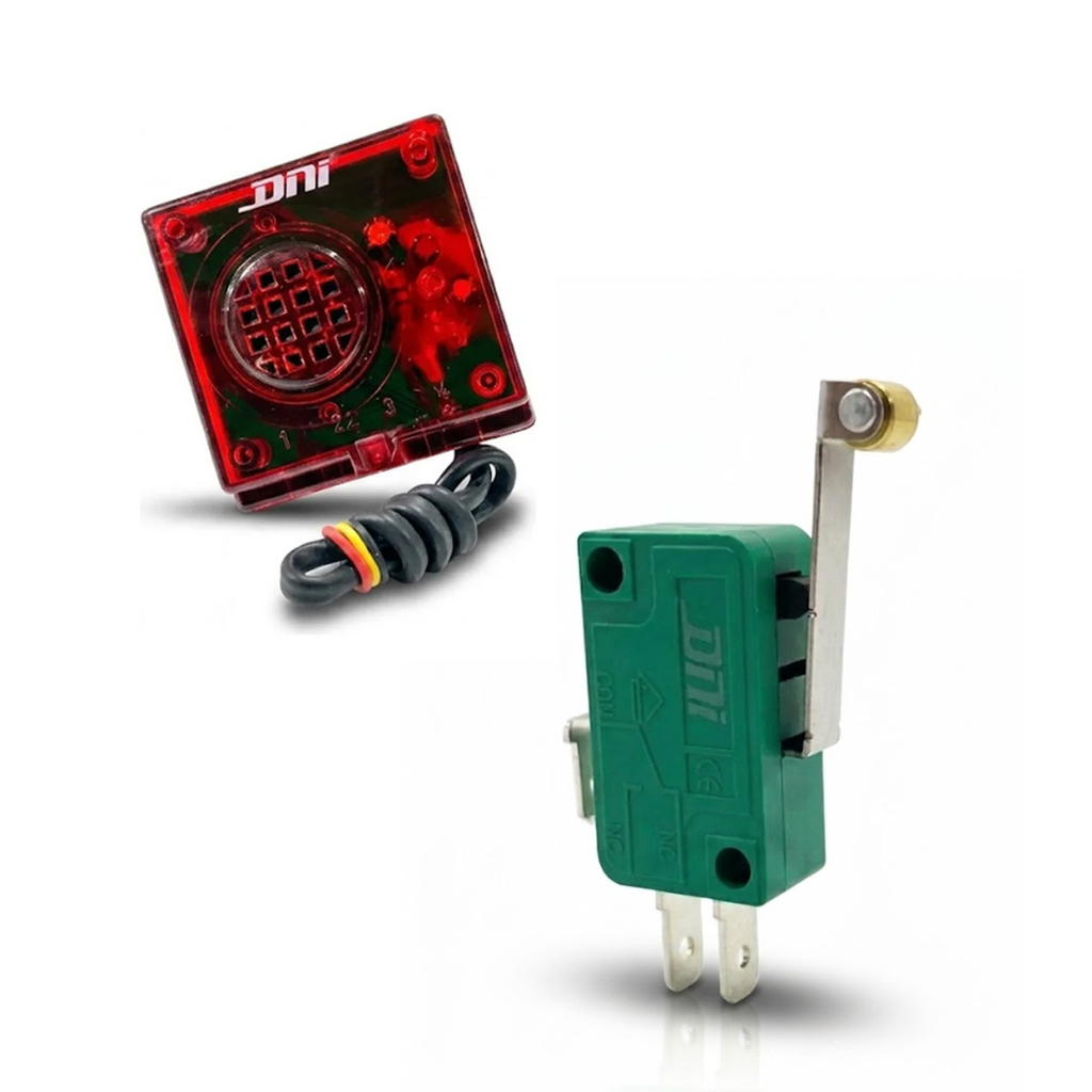 SINALIZADOR SONORO VISUAL CAMINHÕES BASCULANTES KIT 12V 24V