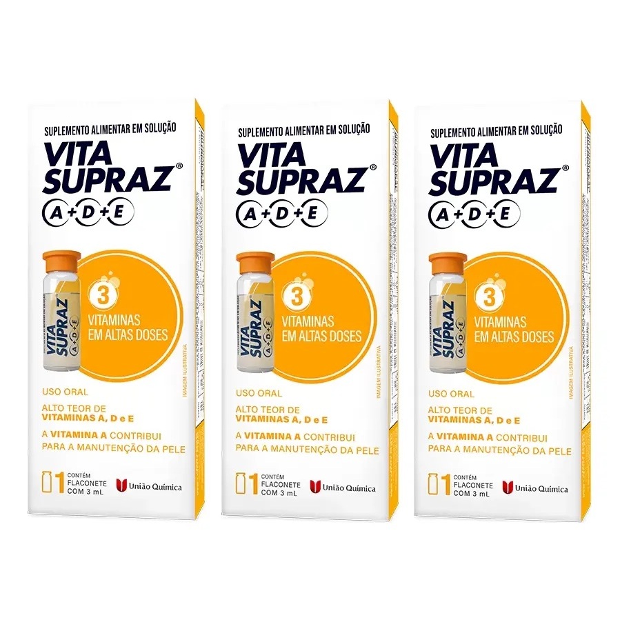 Vita Supraz A D E Flaconete 3ml — imagem 2 de 2