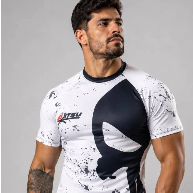 Rash Guard NoGi Performance | Manga Curta Compressão | Jiu-Jítsu & MMA | — imagem 1