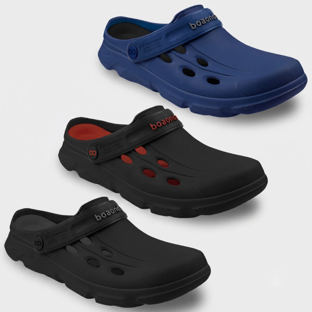 Chinelo Babuche Masculino Adventure Clog BoaOnda Trabalho Médico Conforto