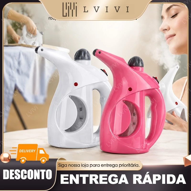Passadeira 2 em 1 - 110V ou 220V Ferro A Vapor De Roupas Tira Amasso Steamer Portátil 800w