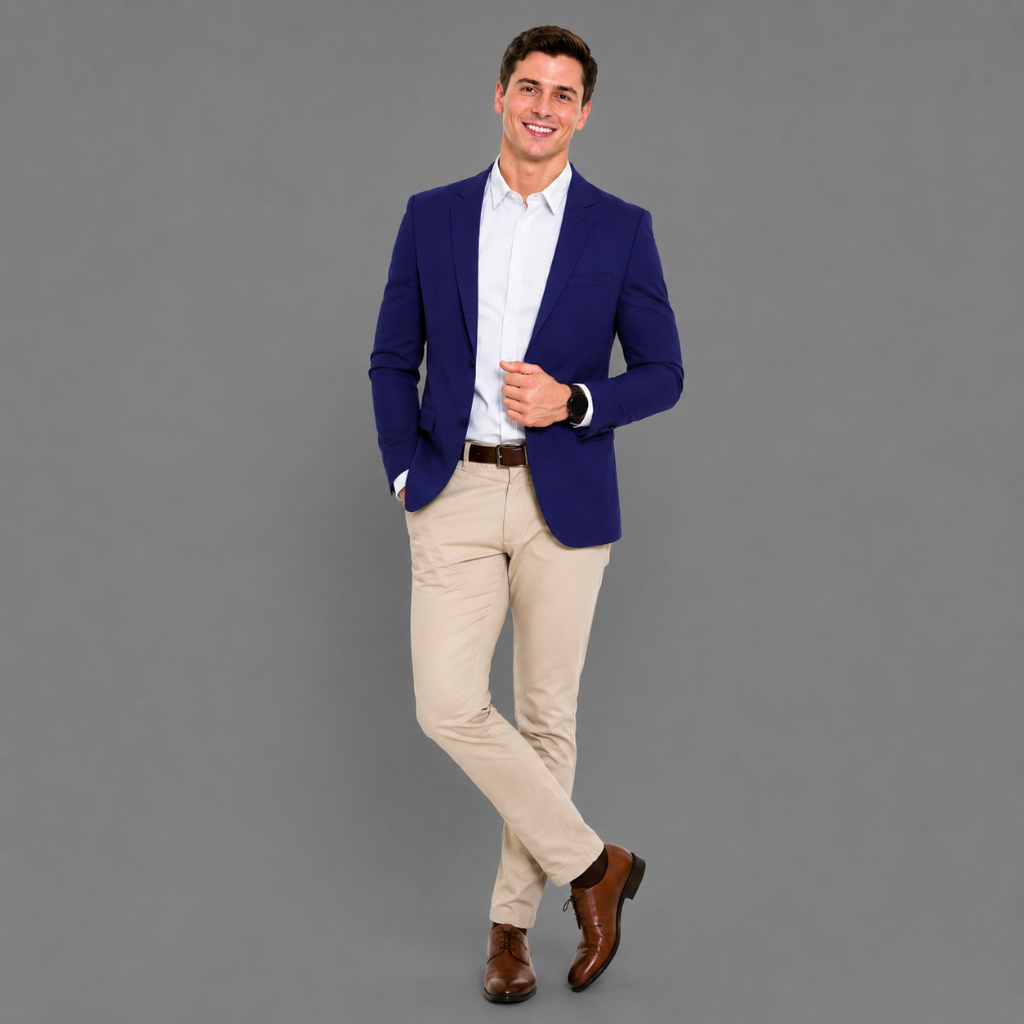 Blazer Masculino Slim Corte Italiano - MAIS VENDIDO