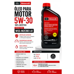 Óleo Do Motor Motorcraft Ford Ecosport Fiesta Ka
