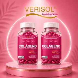 Colágeno Verisol Premium para Firmeza da Pele Cabelos e Unhas