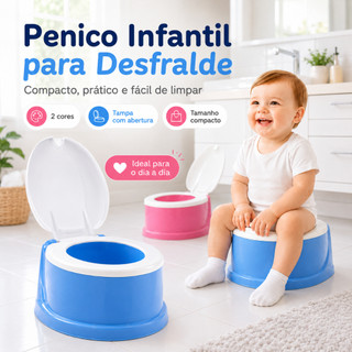 Penico Troninho Infantil Privadinha Desfralde Bebê Menino E Menina Pinico Criança Vaso Assento Treinamento Confortável