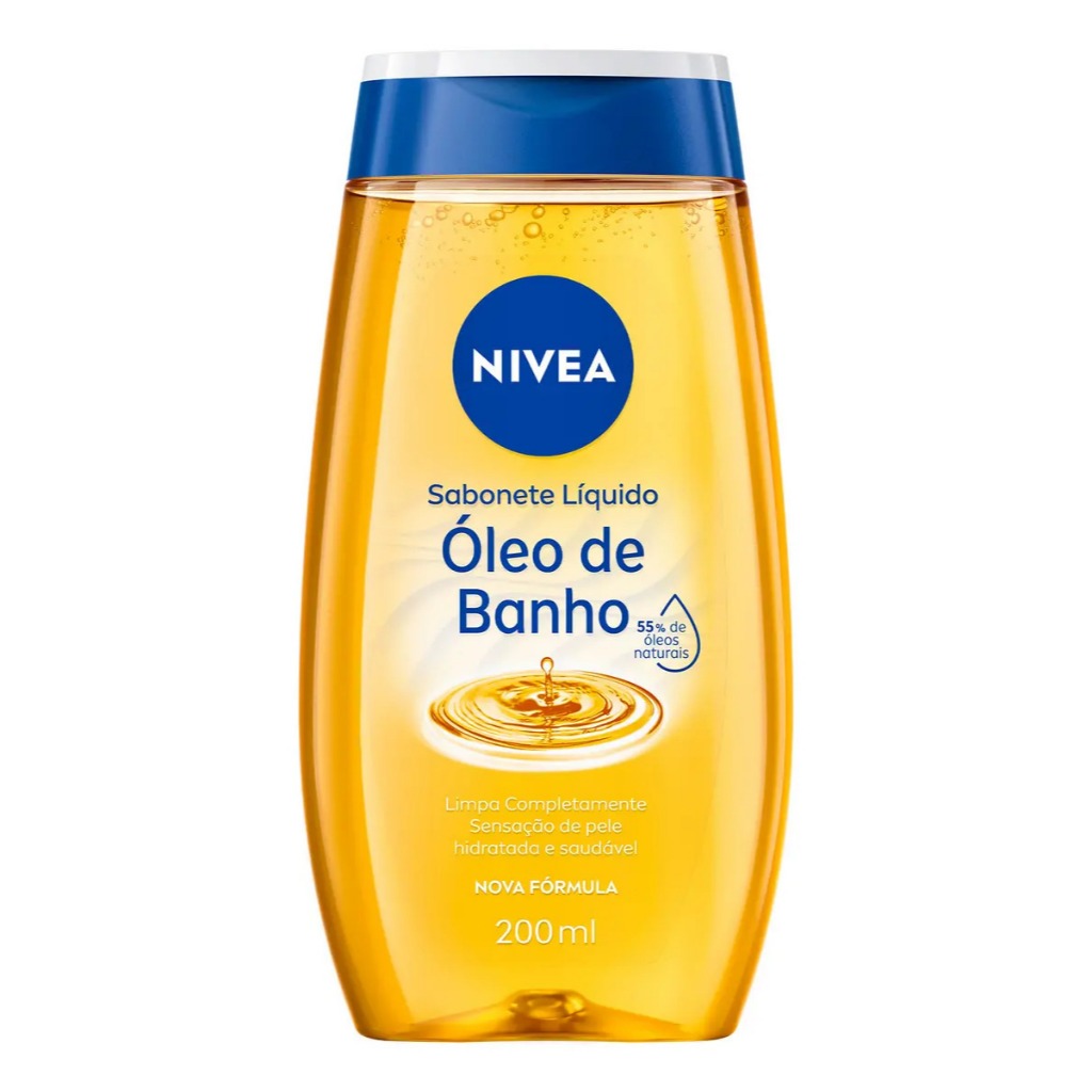 Sabonete Líquido Óleo de Banho 200ml Nivea